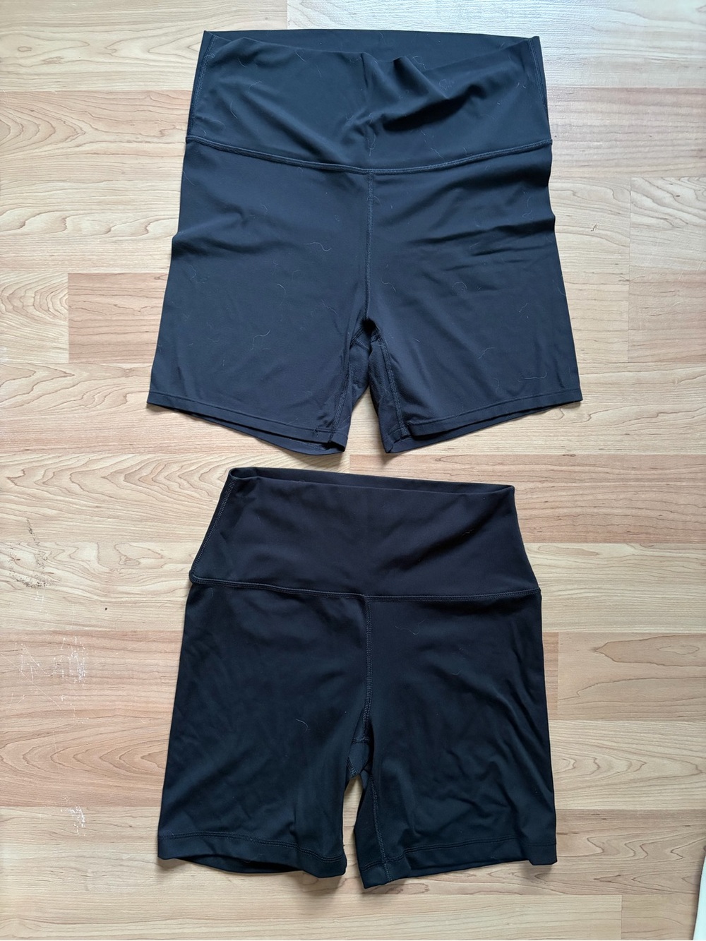 High-Waist Black Women’s Workout Shorts